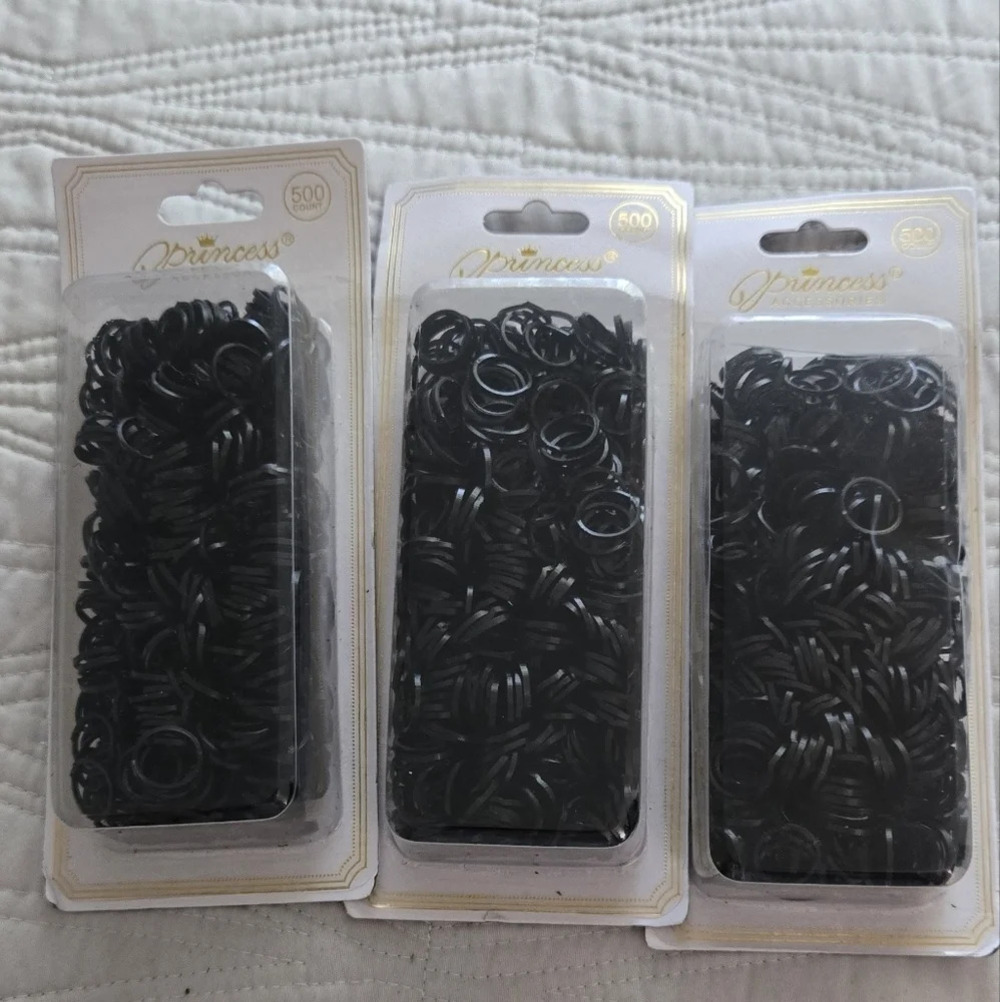 💚Pack of 3 Mini Elastic Hair Ties